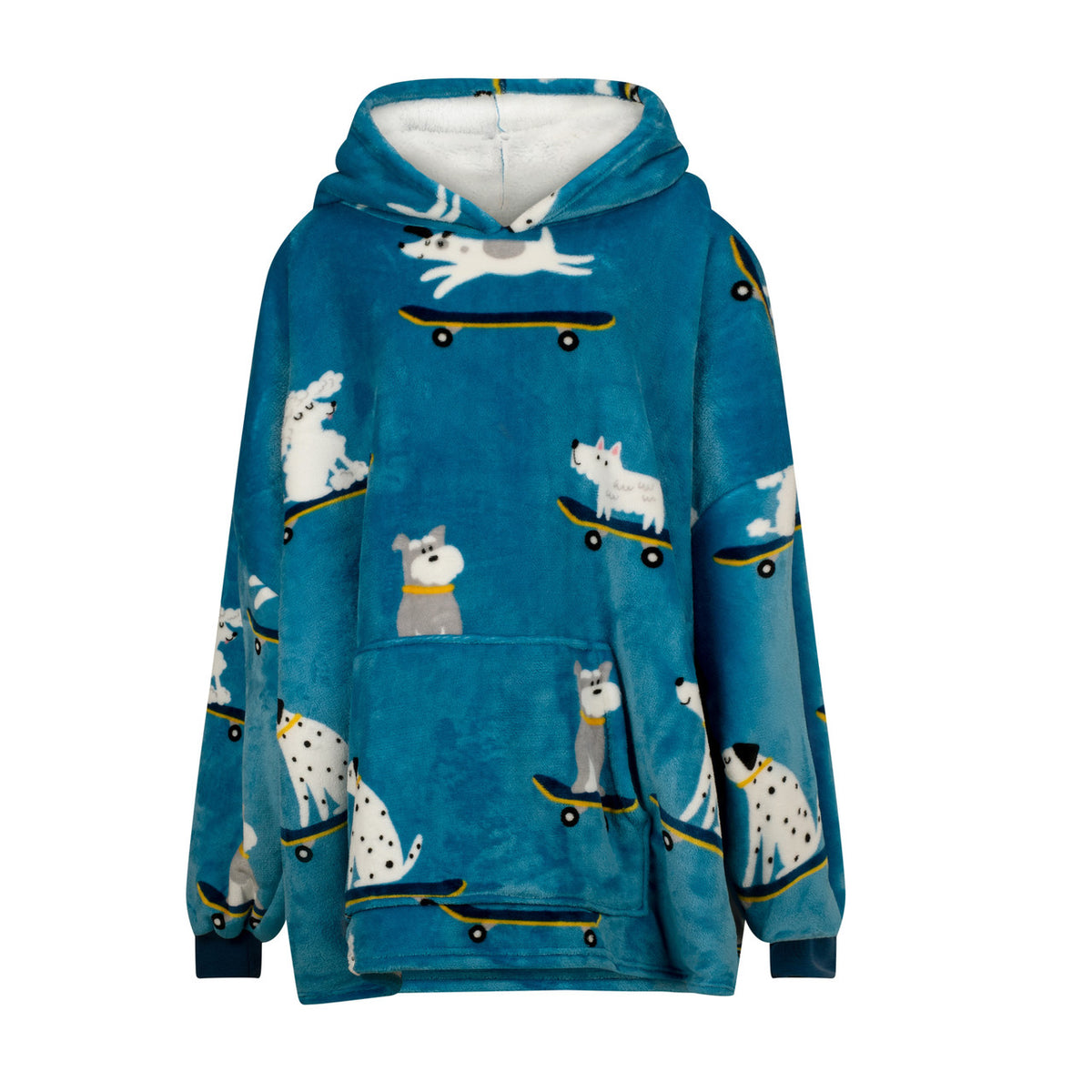 Skater Dogs Oversized Blanket Hoodie - Williamsons Home