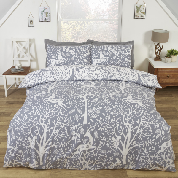 Tatton Grey Duvet Set - Williamsons Factory Shop