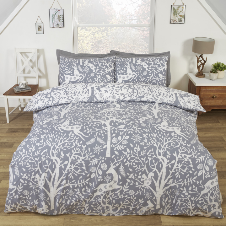 Tatton Grey Duvet Set - Williamsons Factory Shop