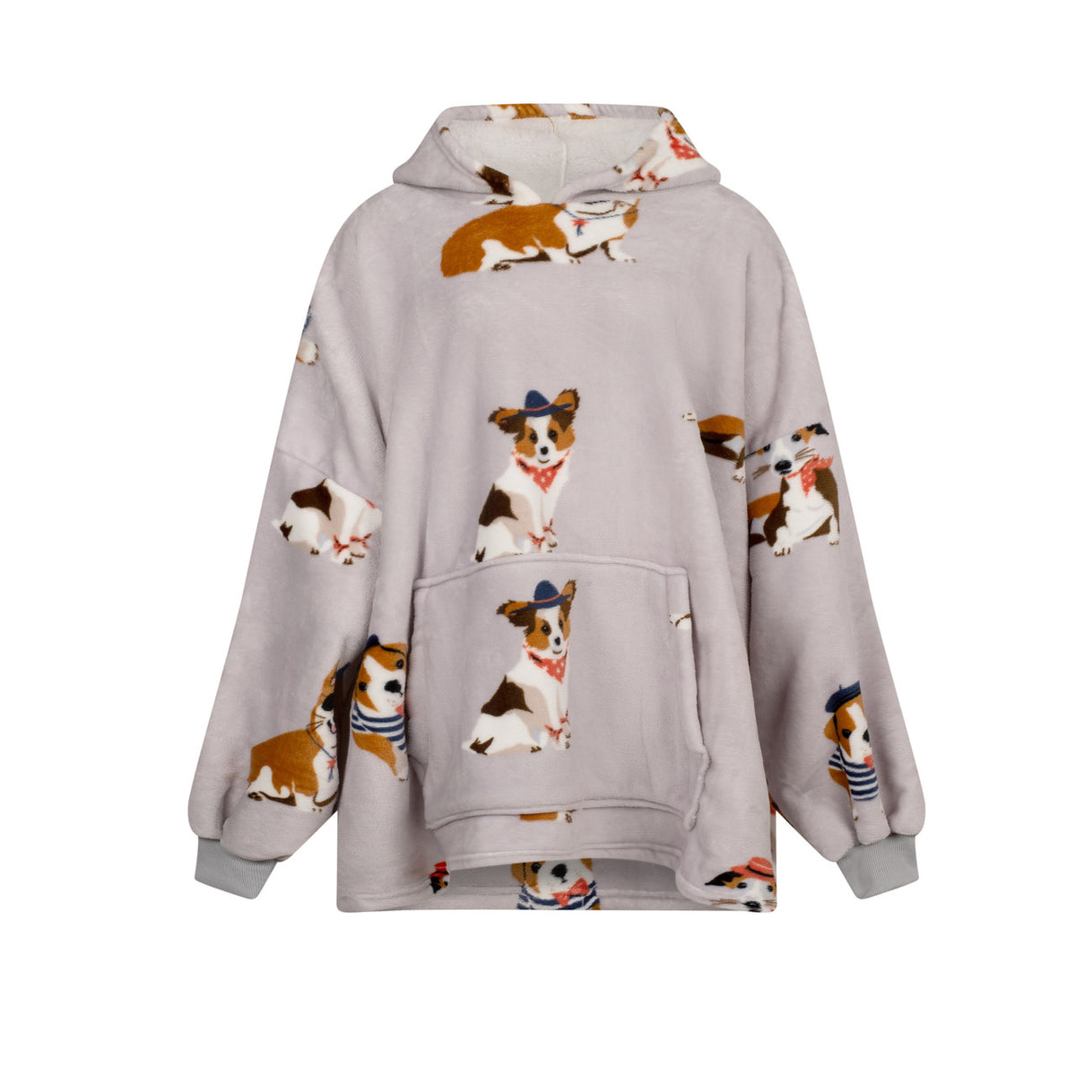 Poochies Fleece Oversized Blanket Hoodie - Williamsons Home