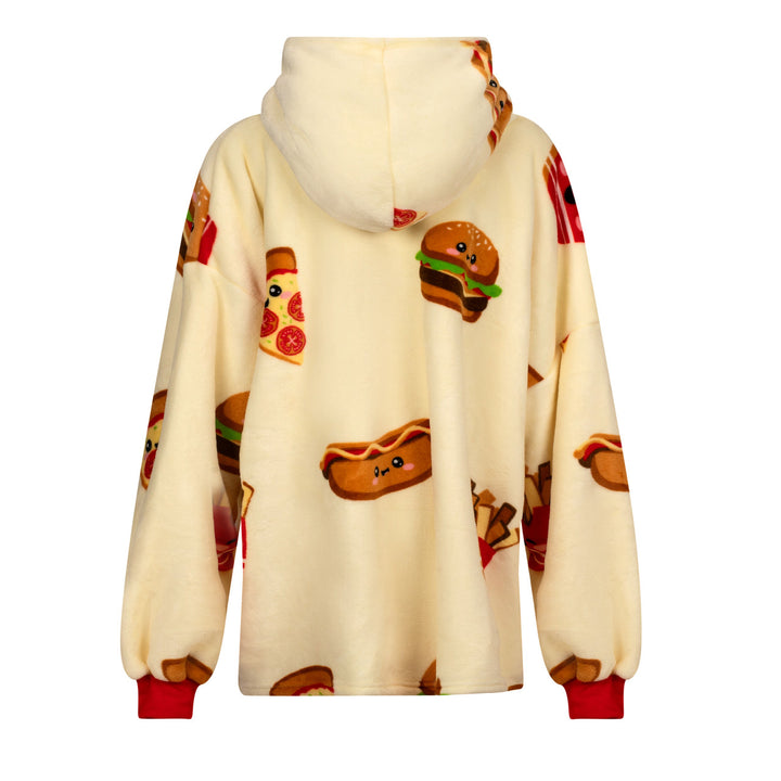 Fast Food Oversized Blanket Hoodie - Williamsons Factory Shop