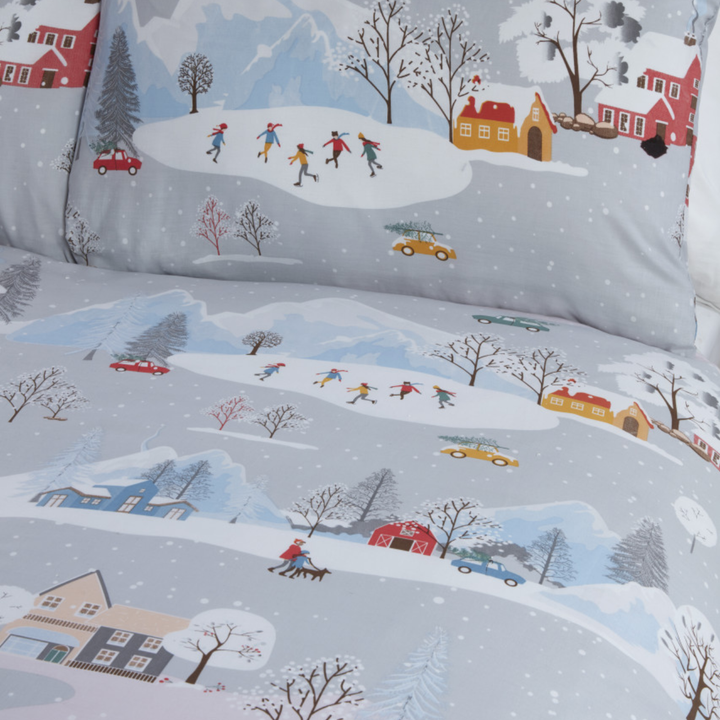 Winter Town Duvet Set - Williamsons Factory Shop