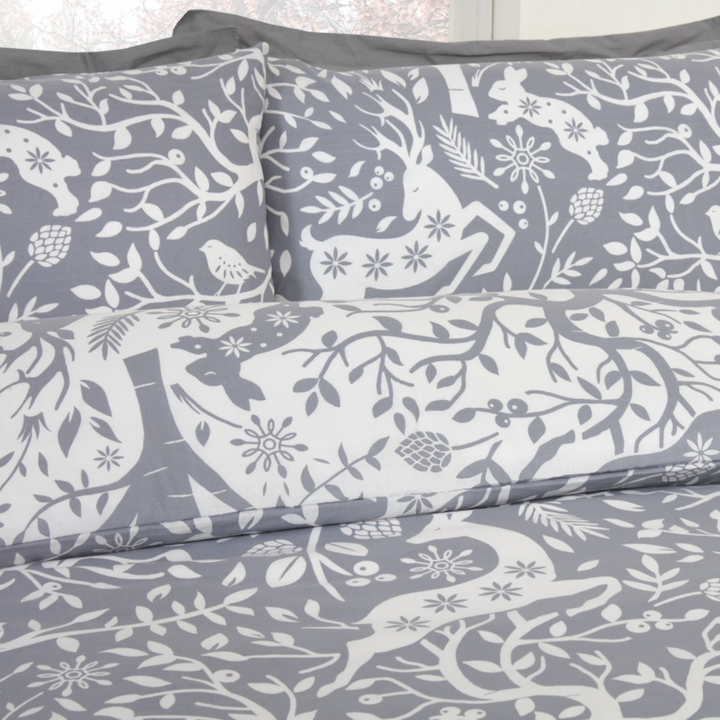 Tatton Grey Duvet Set - Williamsons Factory Shop