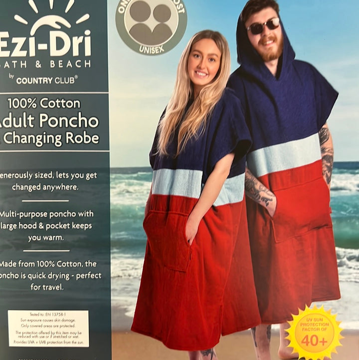 Ezi Dri Changing Robe - Tri Colour - Williamsons Factory Shop