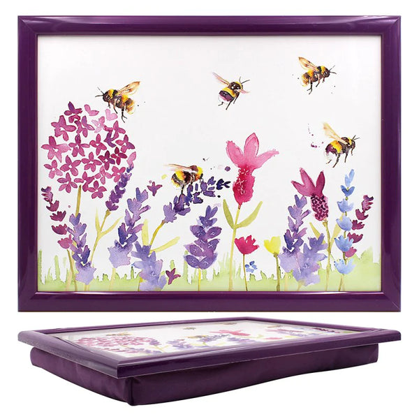 Lavender & Bees Lap Tray - Williamsons Factory Shop