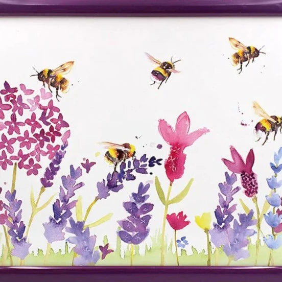Lavender & Bees Lap Tray
