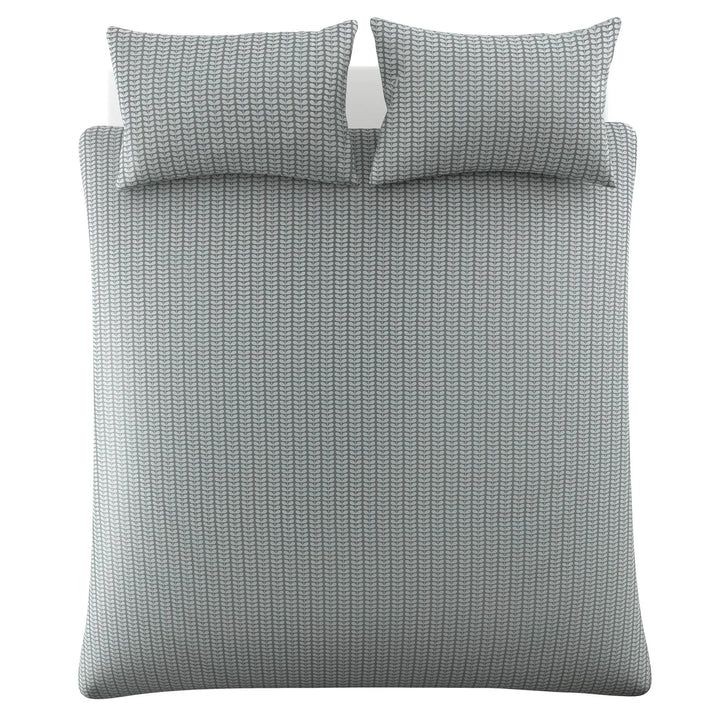 Orla Kiely Tiny Stem Duvet Cover - Light Cool Grey - Williamsons Factory Shop