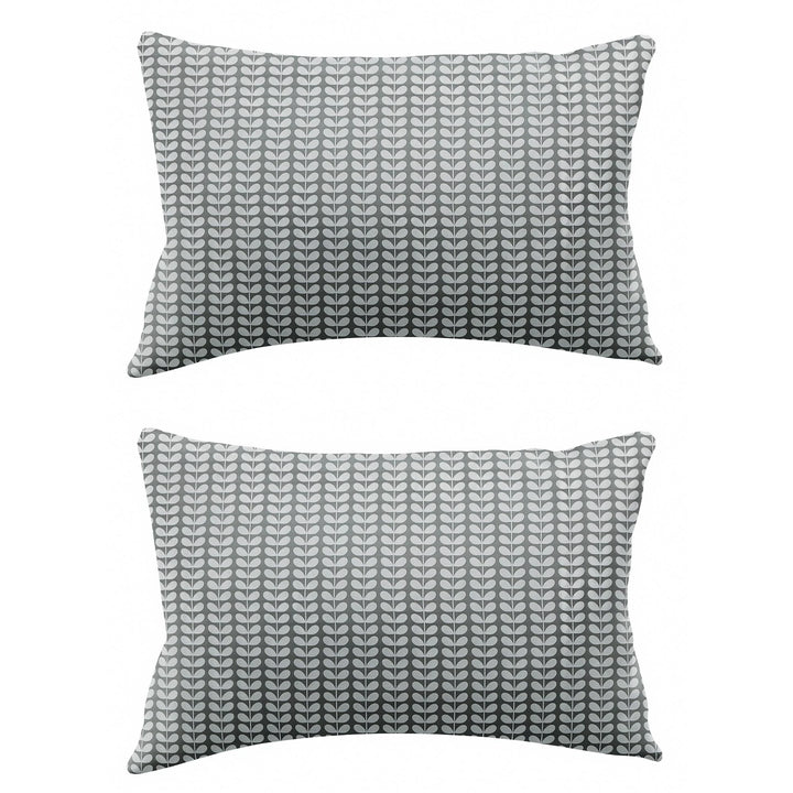 Orla Kiely Tiny Stem Duvet Cover - Light Cool Grey - Williamsons Factory Shop