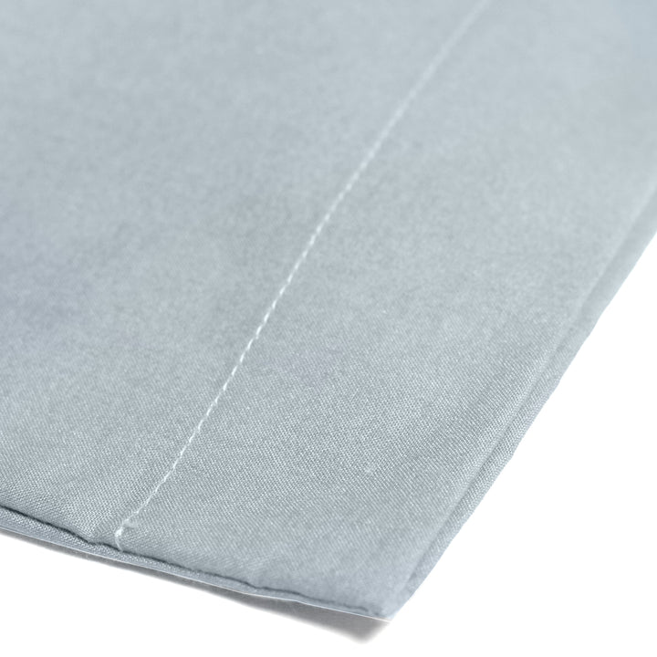 Serene Plain Dyed Pair of Housewife Pillowcases - Duck Egg - Williamsons Factory Shop