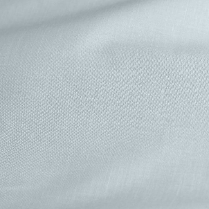 Serene Plain Dyed Pair of Housewife Pillowcases - Duck Egg - Williamsons Factory Shop