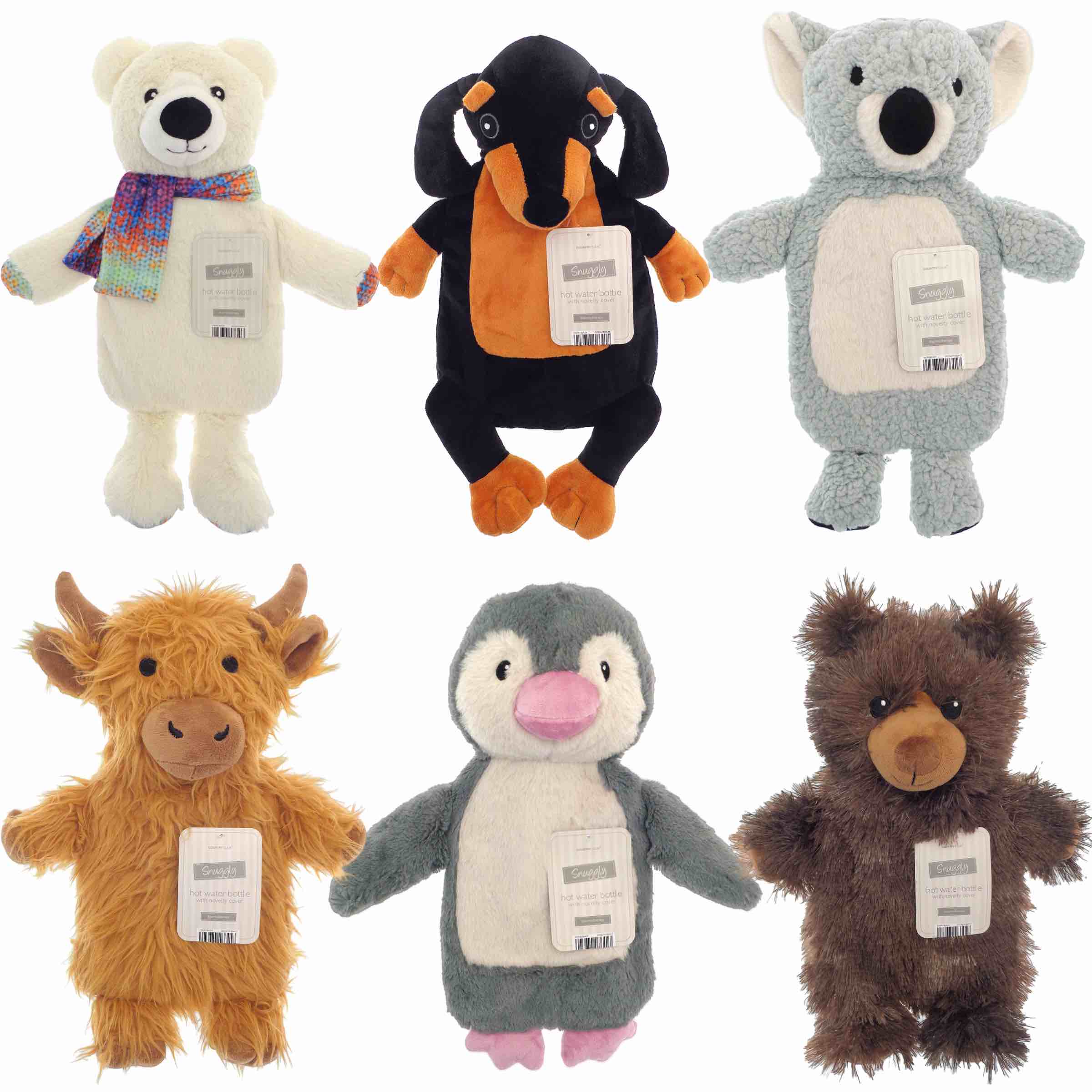 Novelty Animal Hot Water Bottle (1L)
