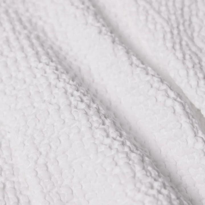 Santa Luzia Waffle Bedspread - White - Williamsons Factory Shop