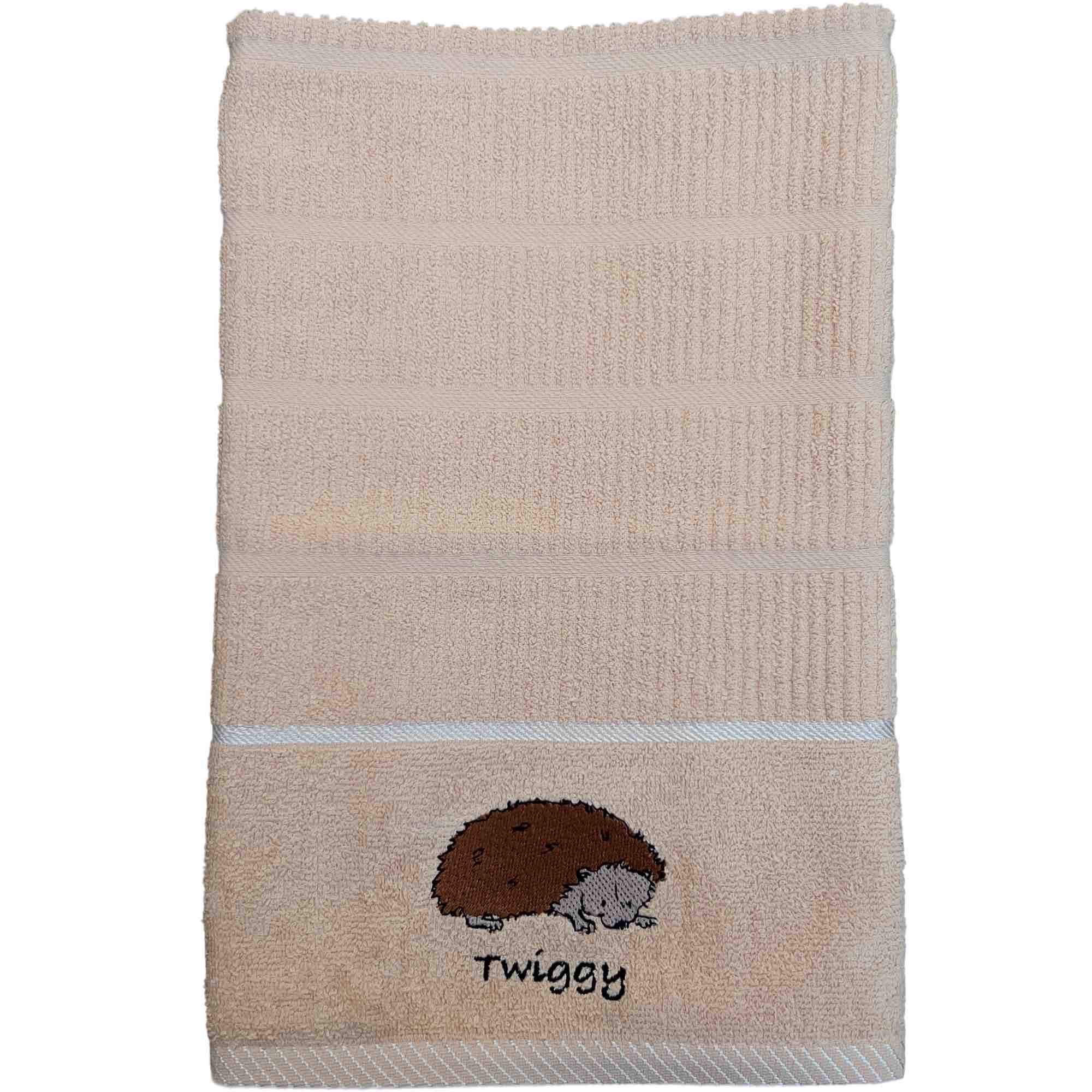 Twiggy Hedgehog Kitchen Towel Beige