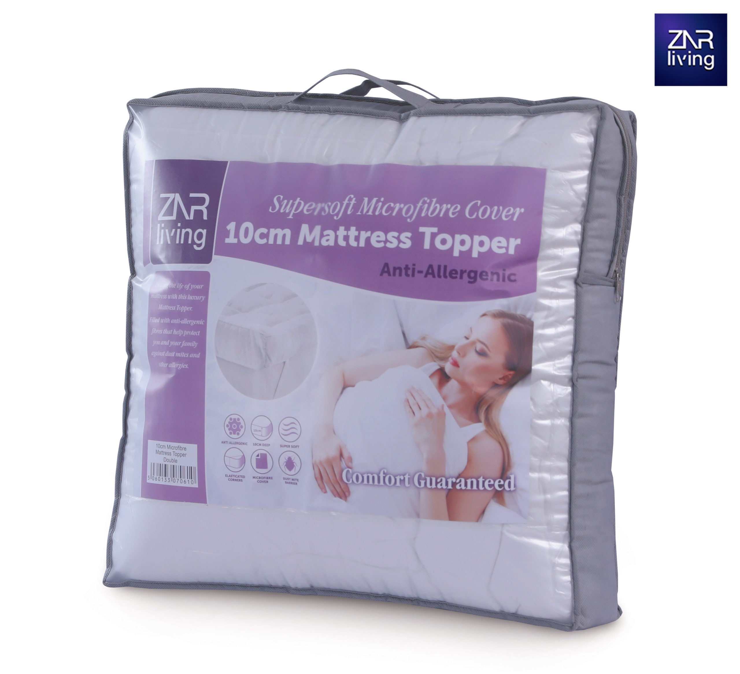 ZNR Living Supersoft Mattress Topper (10cm)