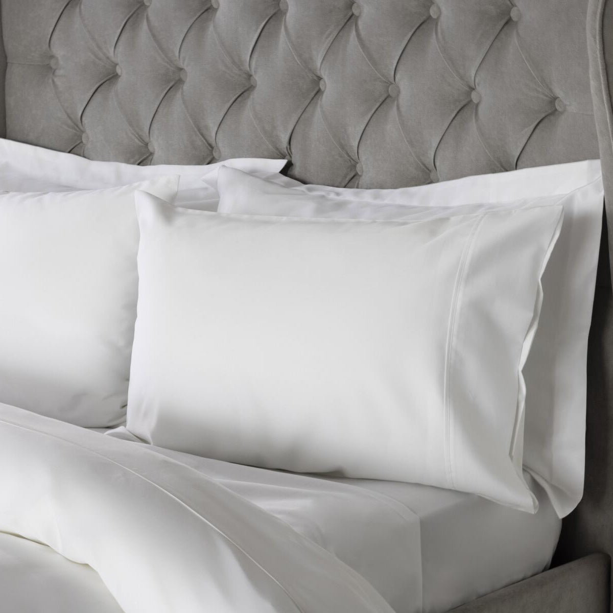 Belledorm 300TC Bamboo Duvet Cover - White - Williamsons Home