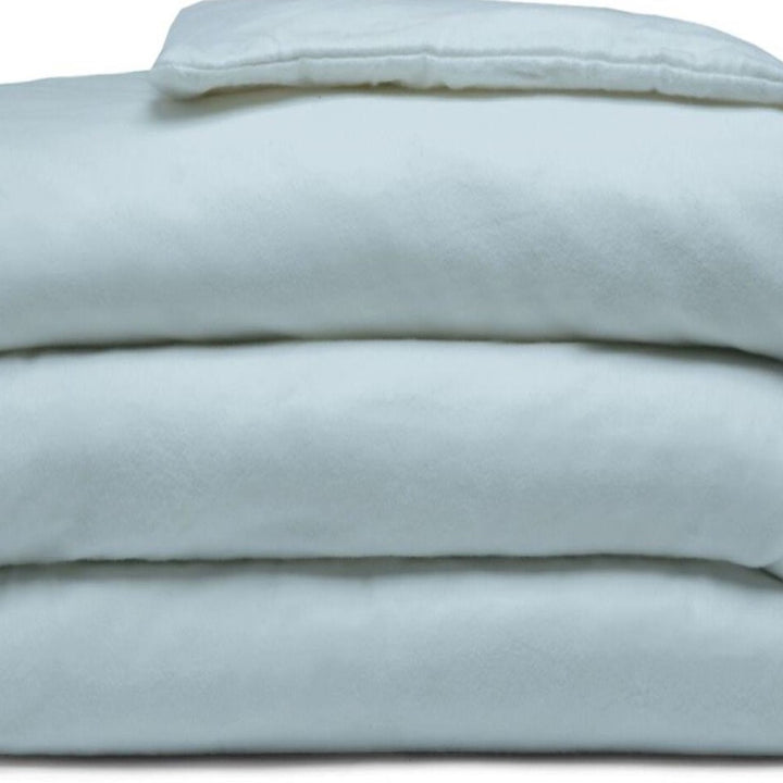 Belledorm Brushed Cotton Duvet Cover Set - Blue - Williamsons Factory Shop