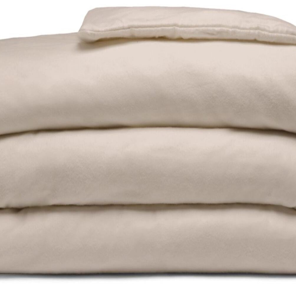 Belledorm Brushed Cotton Duvet Cover Set - Cream
