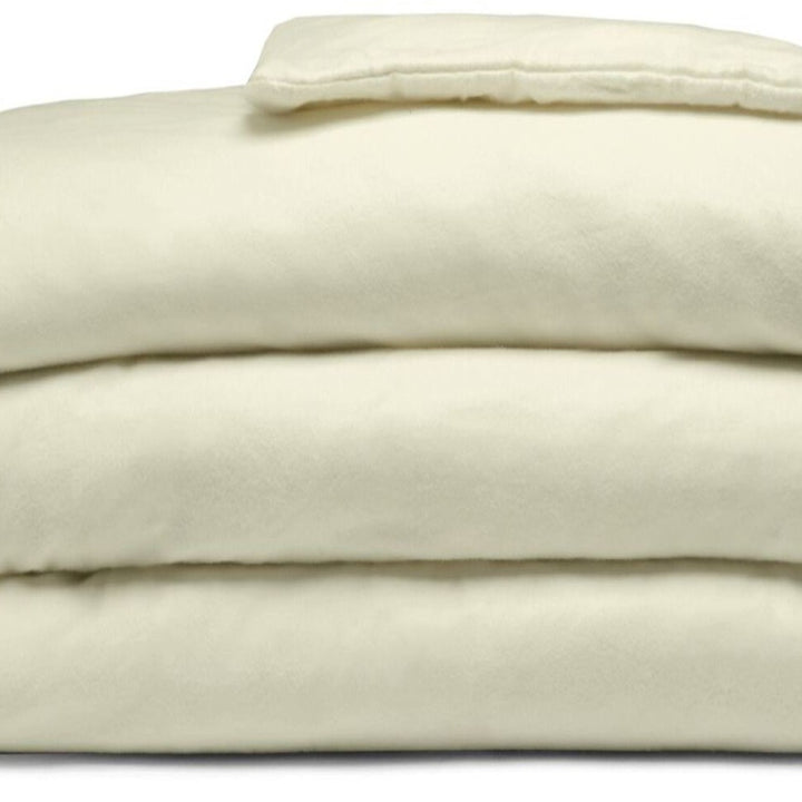Belledorm Brushed Cotton Duvet Cover Set - Lemon - Williamsons Factory Shop