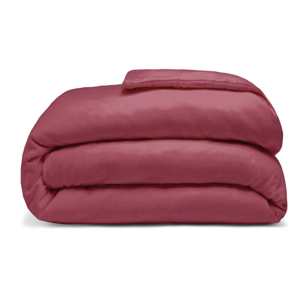 Belledorm Brushed Cotton Duvet Cover Set - Red