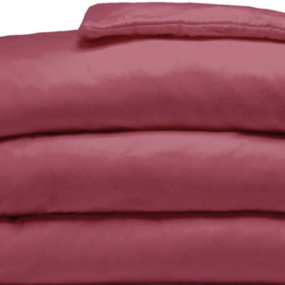Belledorm Brushed Cotton Duvet Cover Set - Red