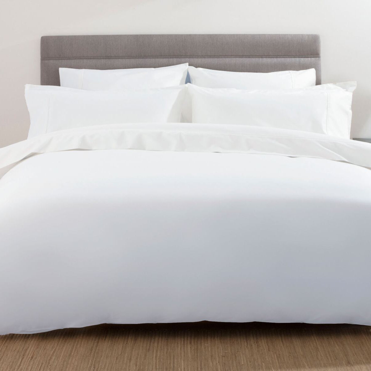 Belledorm 600TC Cotton Sateen Duvet Cover - White - Williamsons Home