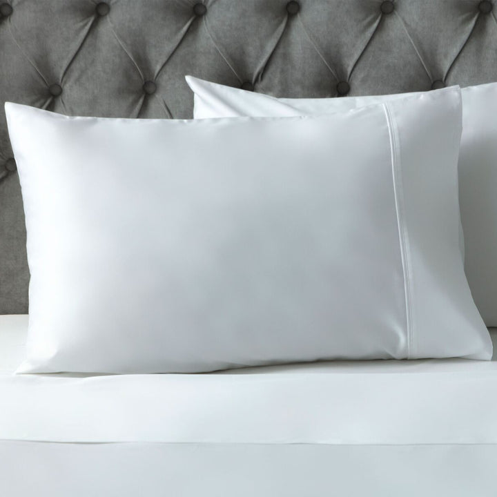 Belledorm 600TC Cotton Sateen Duvet Cover - White - Williamsons Factory Shop