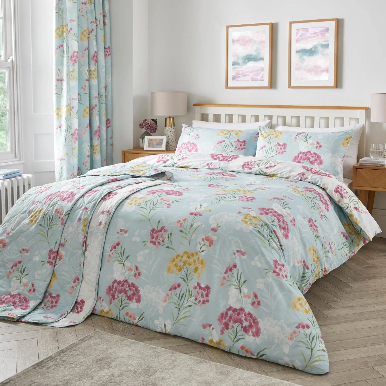 Pia Floral Duvet Cover Set - Multi