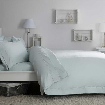 Belledorm 400TC Egyptian Cotton Duvet Cover - Duck Egg - Williamsons Home