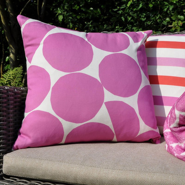 Fusion Ingo Outdoor Cushion Cover - Pink/Green - Williamsons Factory Shop