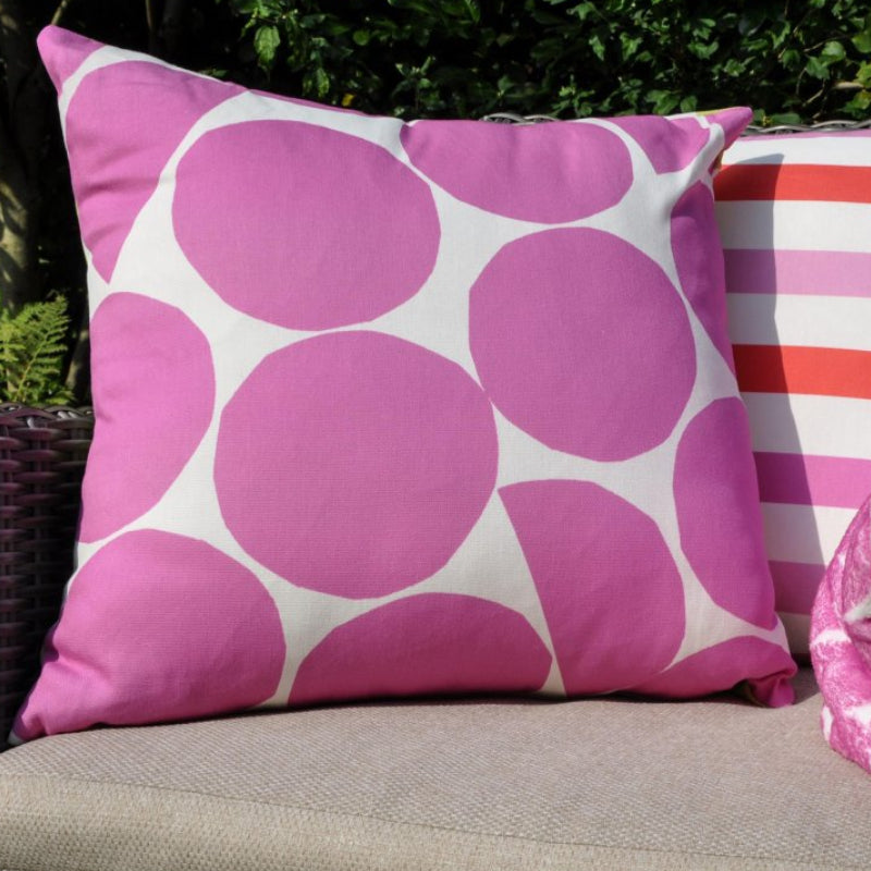 Fusion Ingo Outdoor Cushion Cover - Pink/Green - Williamsons Home