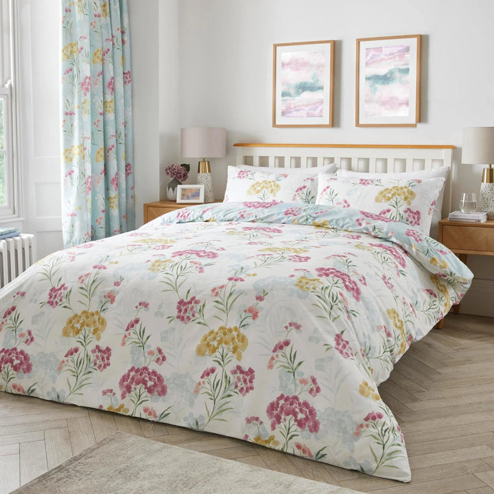 Pia Floral Duvet Cover Set - Multi - Williamsons Factory Shop