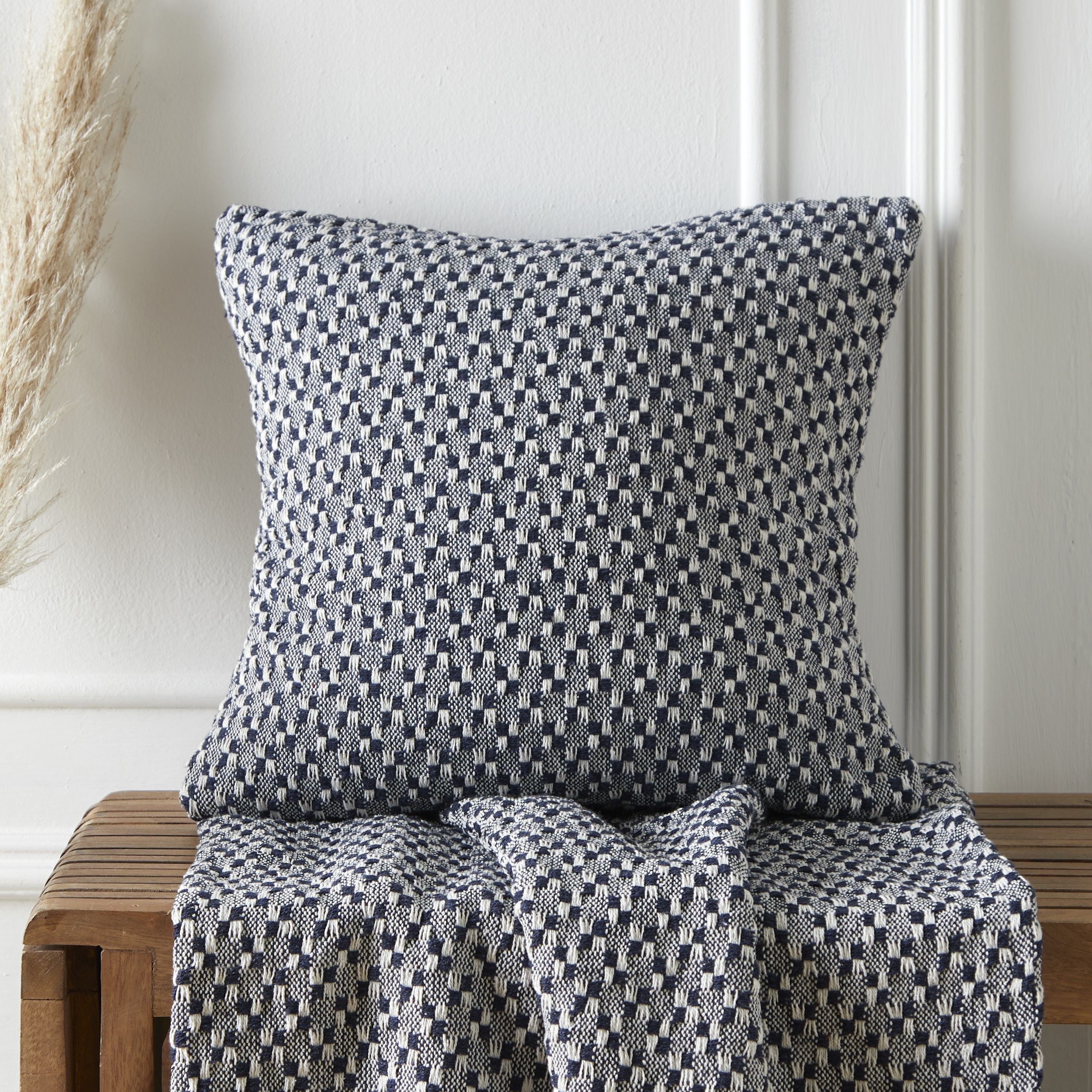 Appletree Bexley Recycled Cushion Cover - Navy