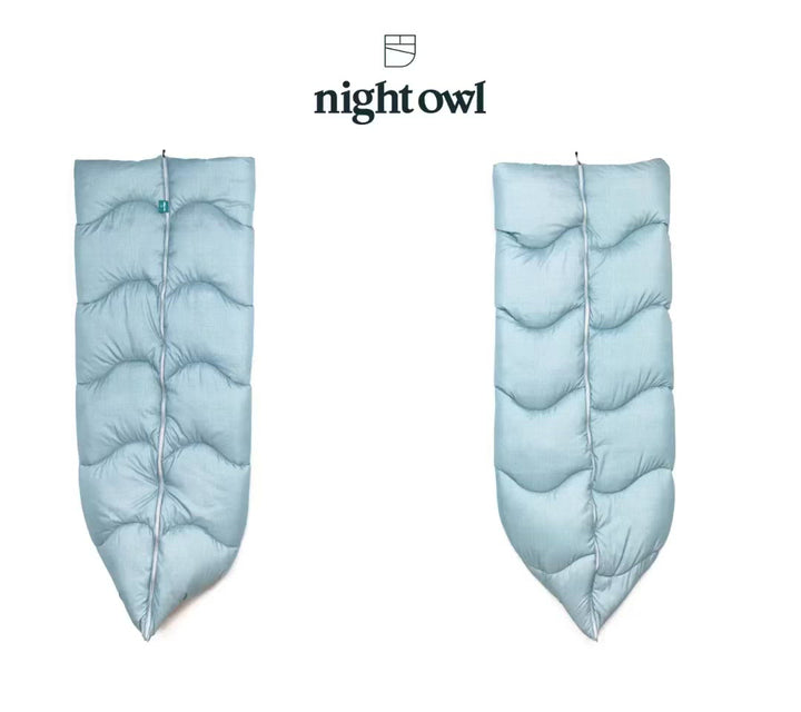 Fine Bedding Night Owl 3-in-1 Sleeping Bag - Twilight Blue