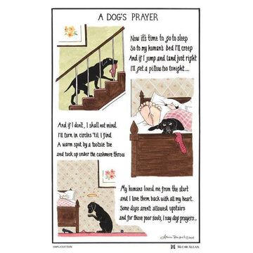 A Dogs Prayer Tea Towel - Williamsons Home