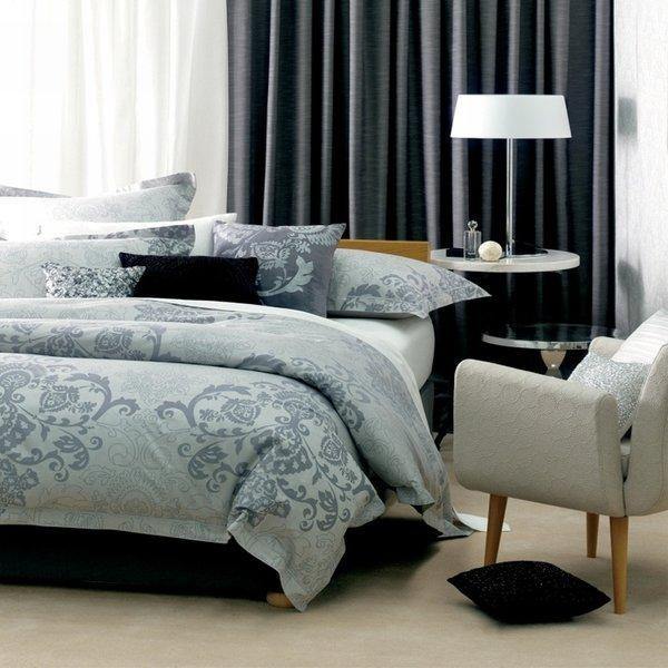 Allesandro Duvet Cover Set - Grey - Williamsons Factory Shop