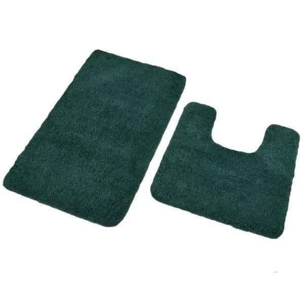 Antron Luxury NonSlip Bath Mat Dark Green Williamsons Factory Shop