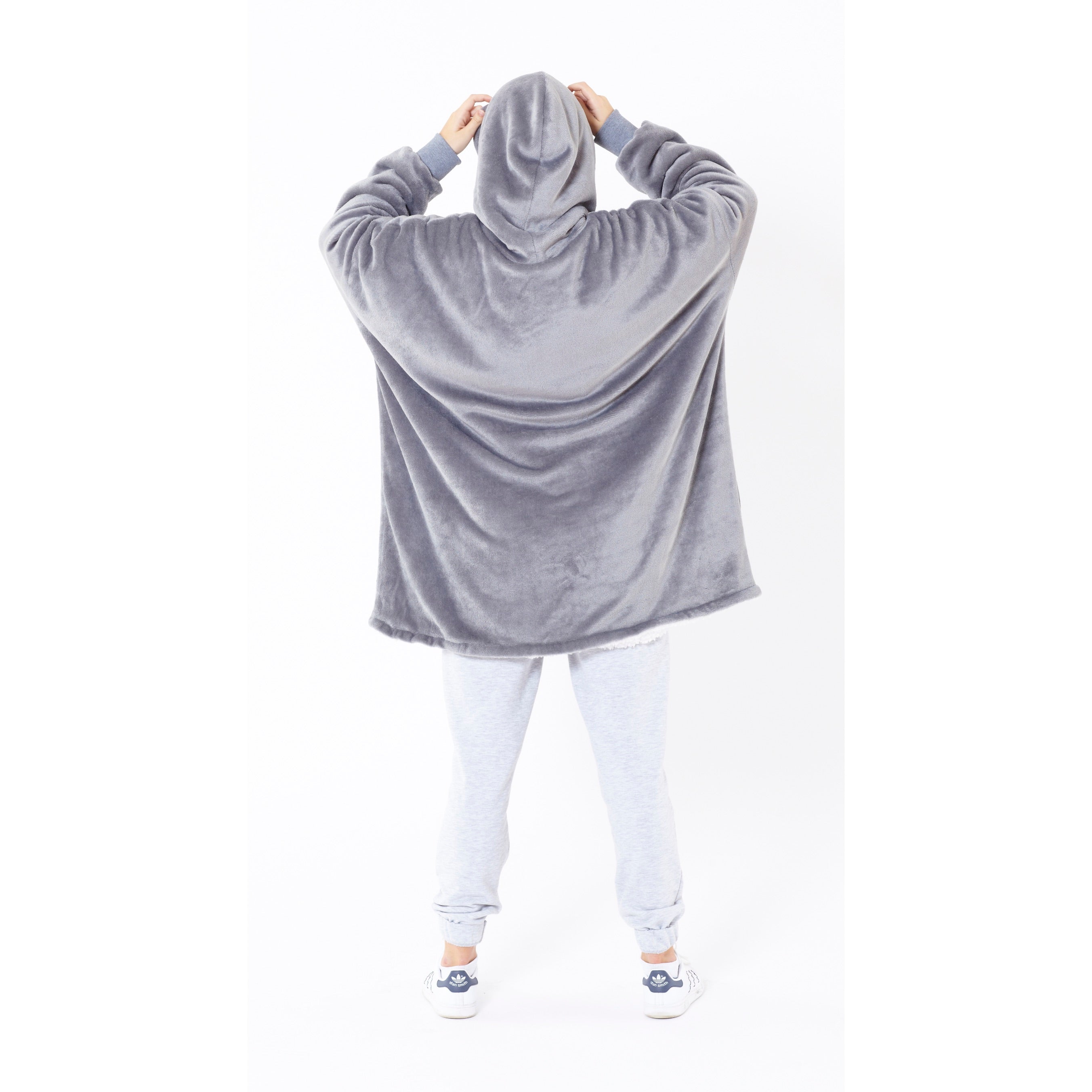 Eskimo oversized sherpa hoodie blanket best sale