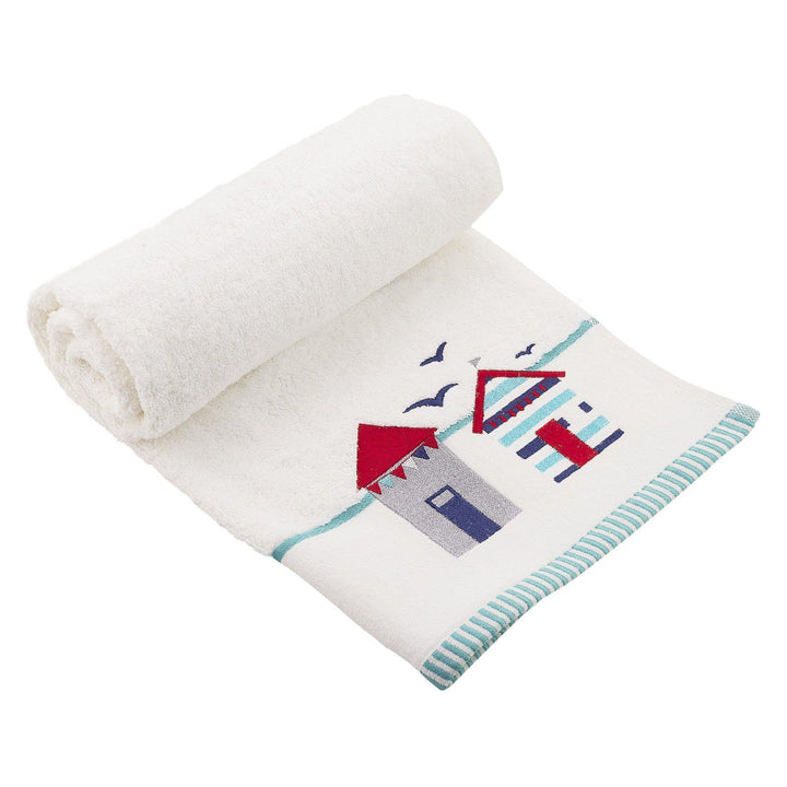 Beach Huts Towel - Williamsons Factory Shop