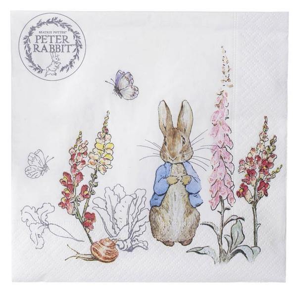 Beatrix Potter Peter Rabbit Napkins - Classic - Williamsons Factory Shop