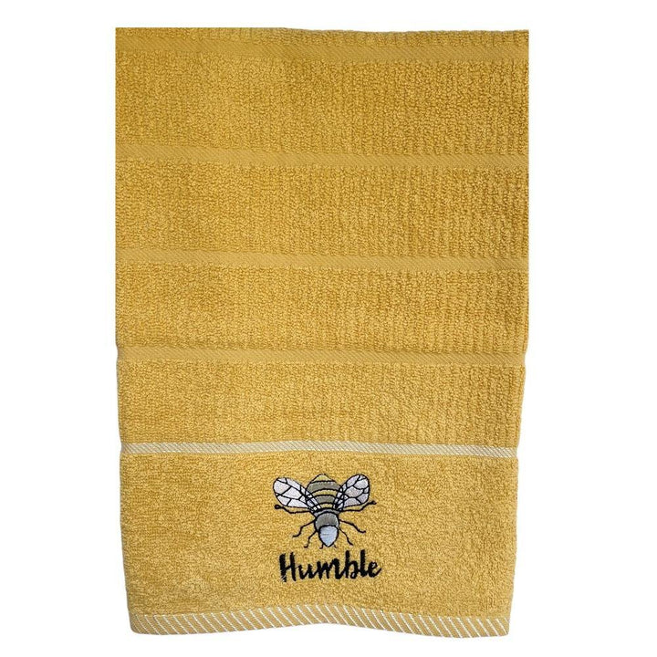 Bee Humble Kitchen Towel Yellow-Williamsons Factory Shop