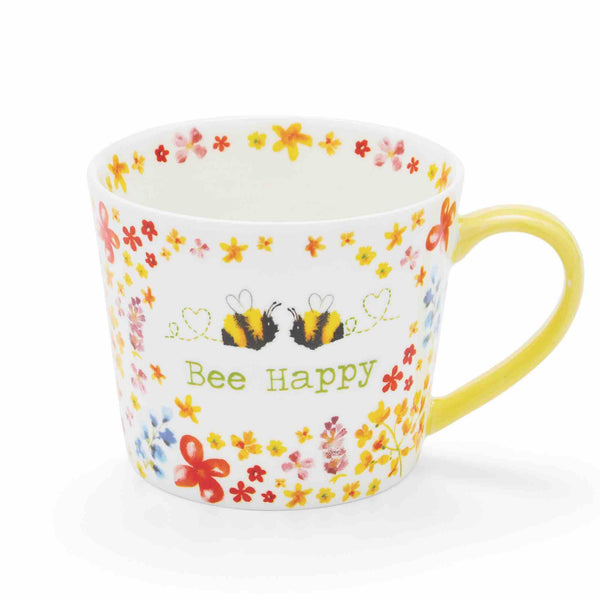 Bee Happy Gift Mug - Williamsons Factory Shop