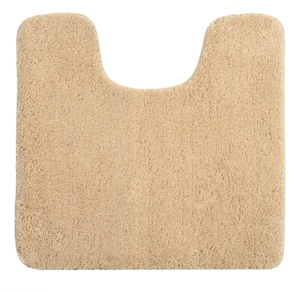 Antron Luxury Non-Slip Pedestal Mat - Beige - Williamsons Factory Shop