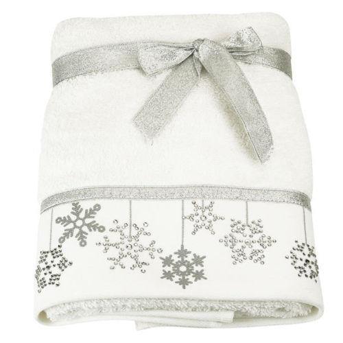 Bellissimo Baubles Xmas Festive Hand Towel - Williamsons Factory Shop