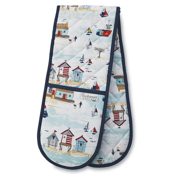 Beside The Seaside Double Oven Glove-Williamsons Factory Shop