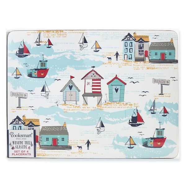 Beside The Seaside Pack of 4 Placemats-Williamsons Factory Shop