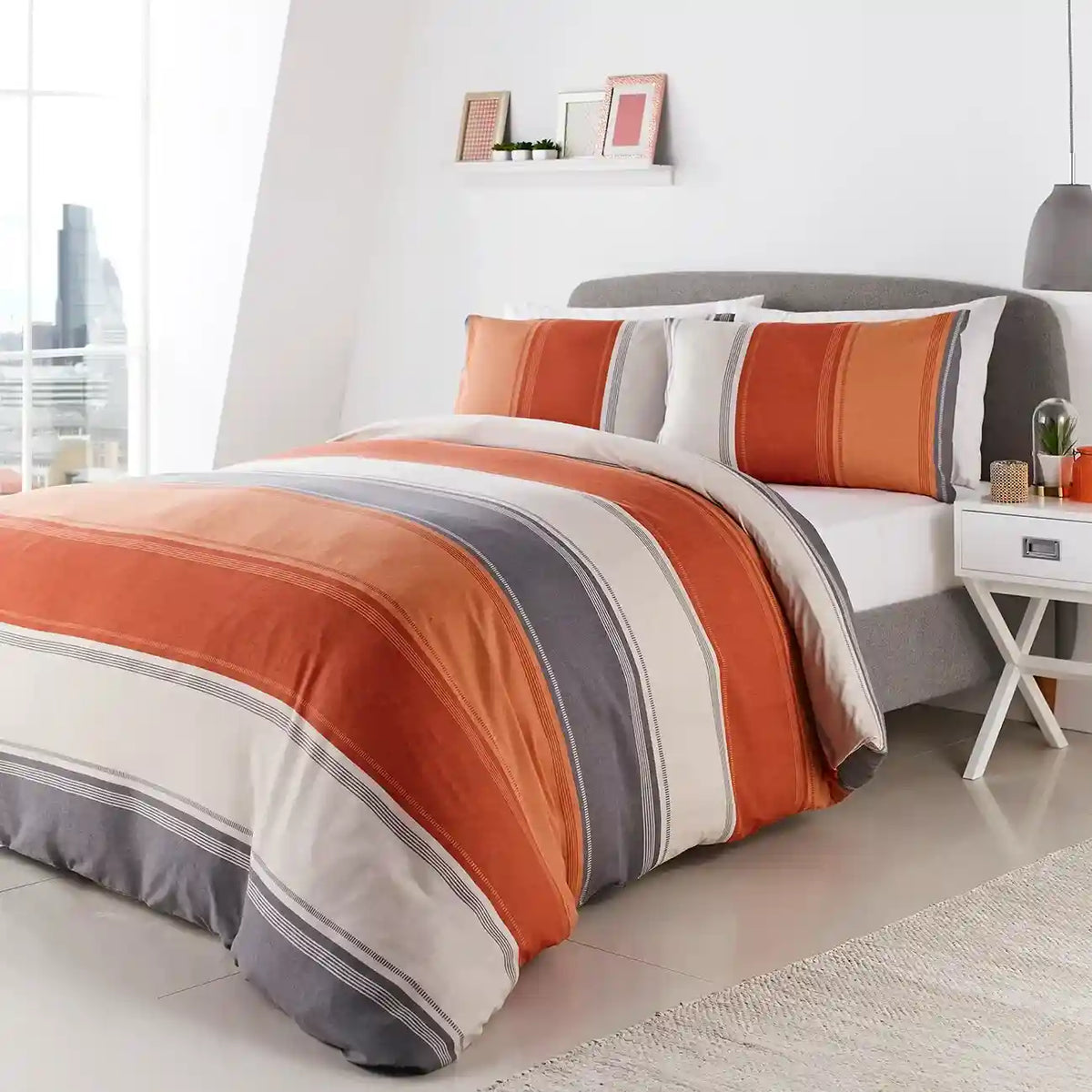 Betley Duvet Cover Set - Spice - Williamsons Home