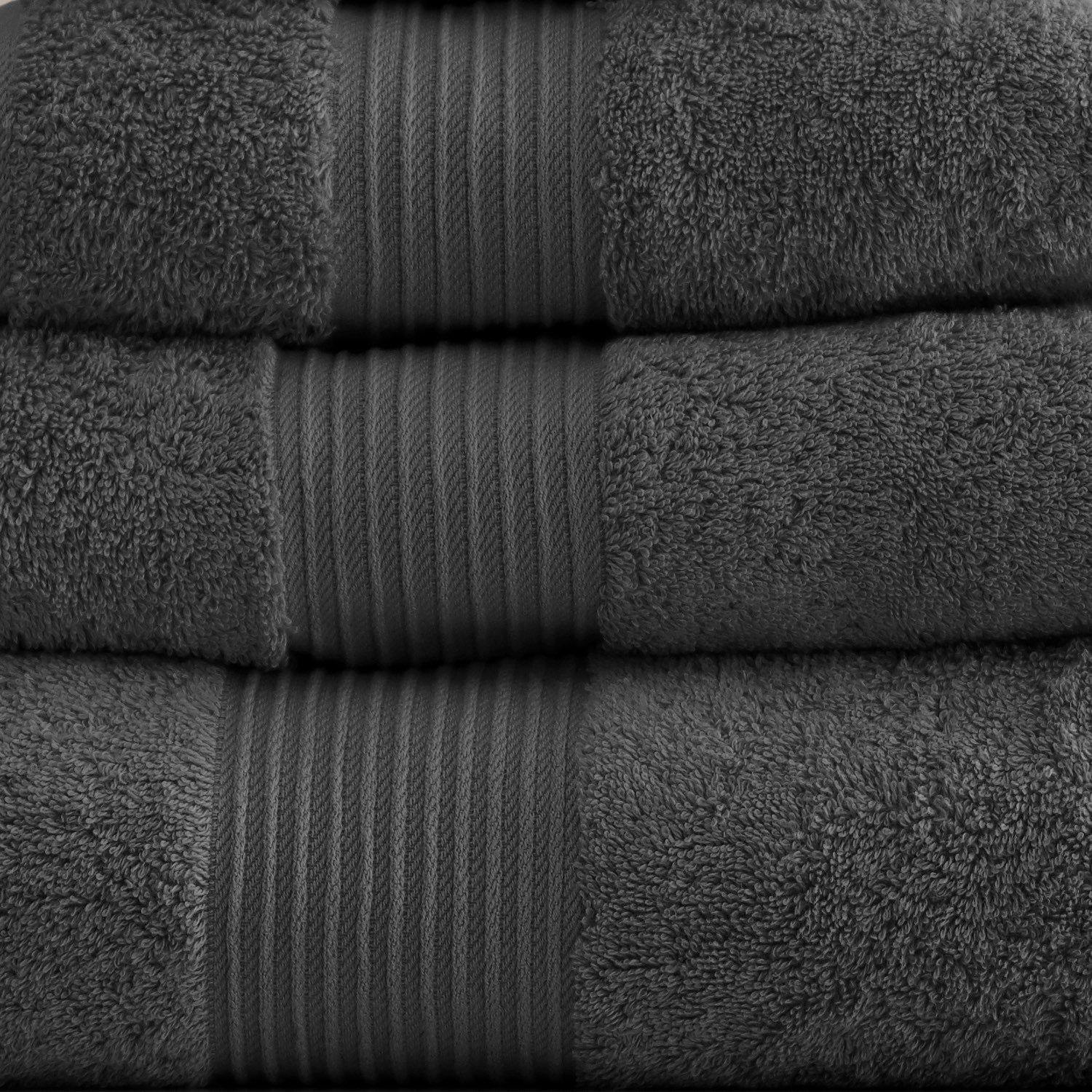 Bliss Towel Pima Cotton 650gsm - Carbon-Williamsons Factory Shop