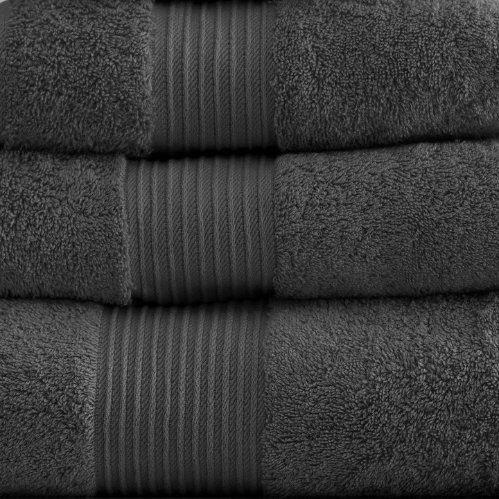 Bliss Towel Pima Cotton 650gsm - Carbon-Williamsons Factory Shop