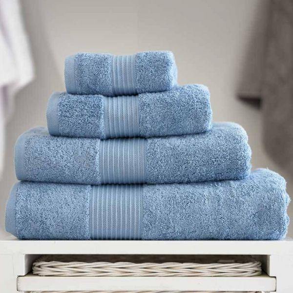 Bliss Towel Pima Cotton 650gsm - Cobalt-Williamsons Factory Shop
