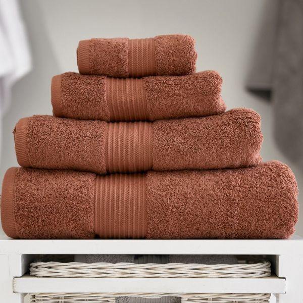 Bliss Towel Pima Cotton 650gsm - Copper-Williamsons Factory Shop